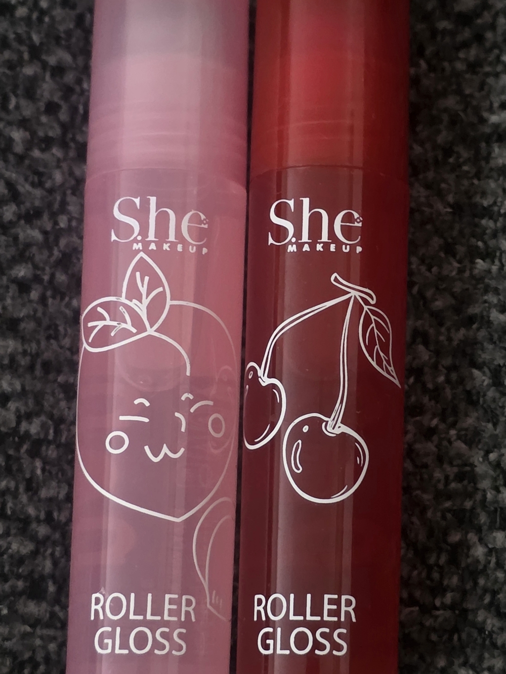 Roller Gloss Duo — Pink & Red